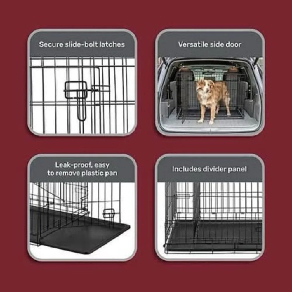Retriever 2-Door Metal Wire Pet Crate Small
